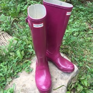 comes w/ inserts! Hunter Boots US6/EU37